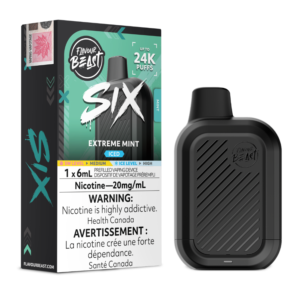 Flavour Beast Six  24k puffs 6ML Disposable Vape