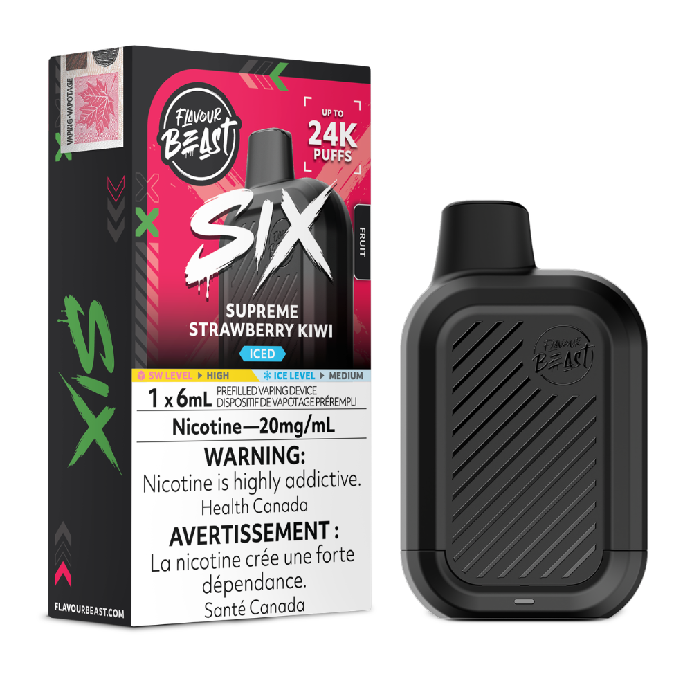 Flavour Beast Six  24k puffs 6ML Disposable Vape