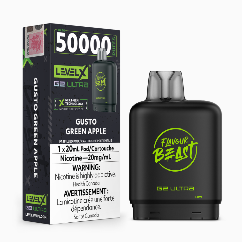 Flavour Beast Level X G2 Ultra - Gusto Green Apple