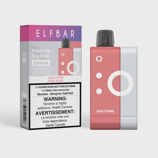 ElfBar EW9000 Disposable Starter Kit Jiggly Sting 16mL 20mg