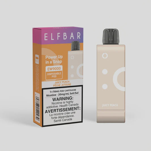 ElfBar EW9000 Disposable Pod Juicy Peach 16mL 20mg