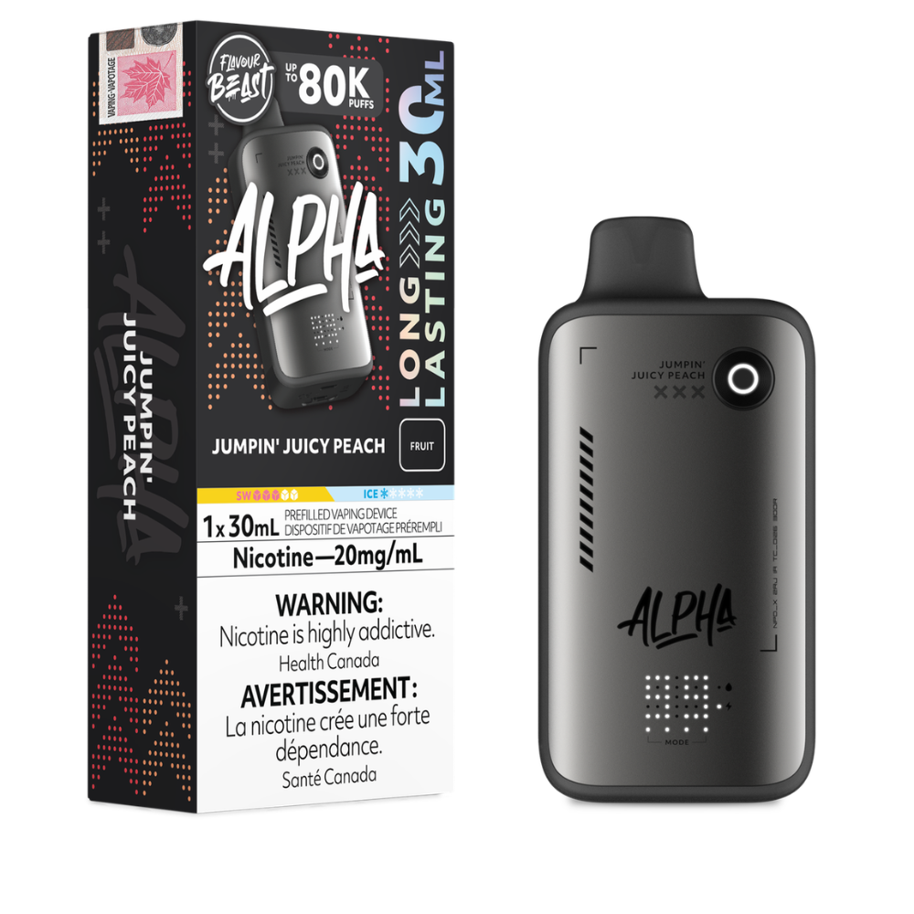 Flavour Beast Alpha  Disposable Vape - 80K Puffs - Jumpin Juicy Peach