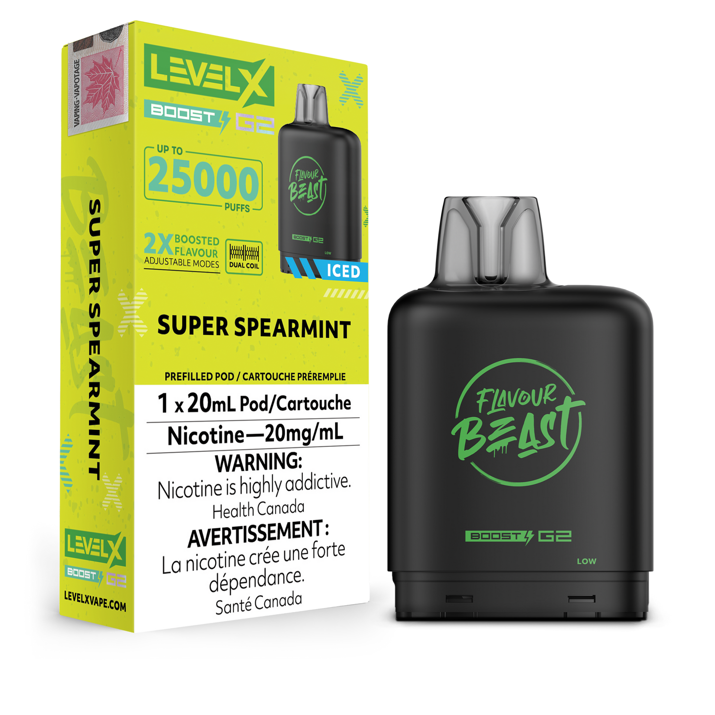 Level X Flavour Beast Boost G2 - Super Spearmint
