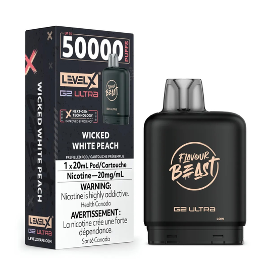 Flavour Beast Level X G2 Ultra - Wicked White Peach