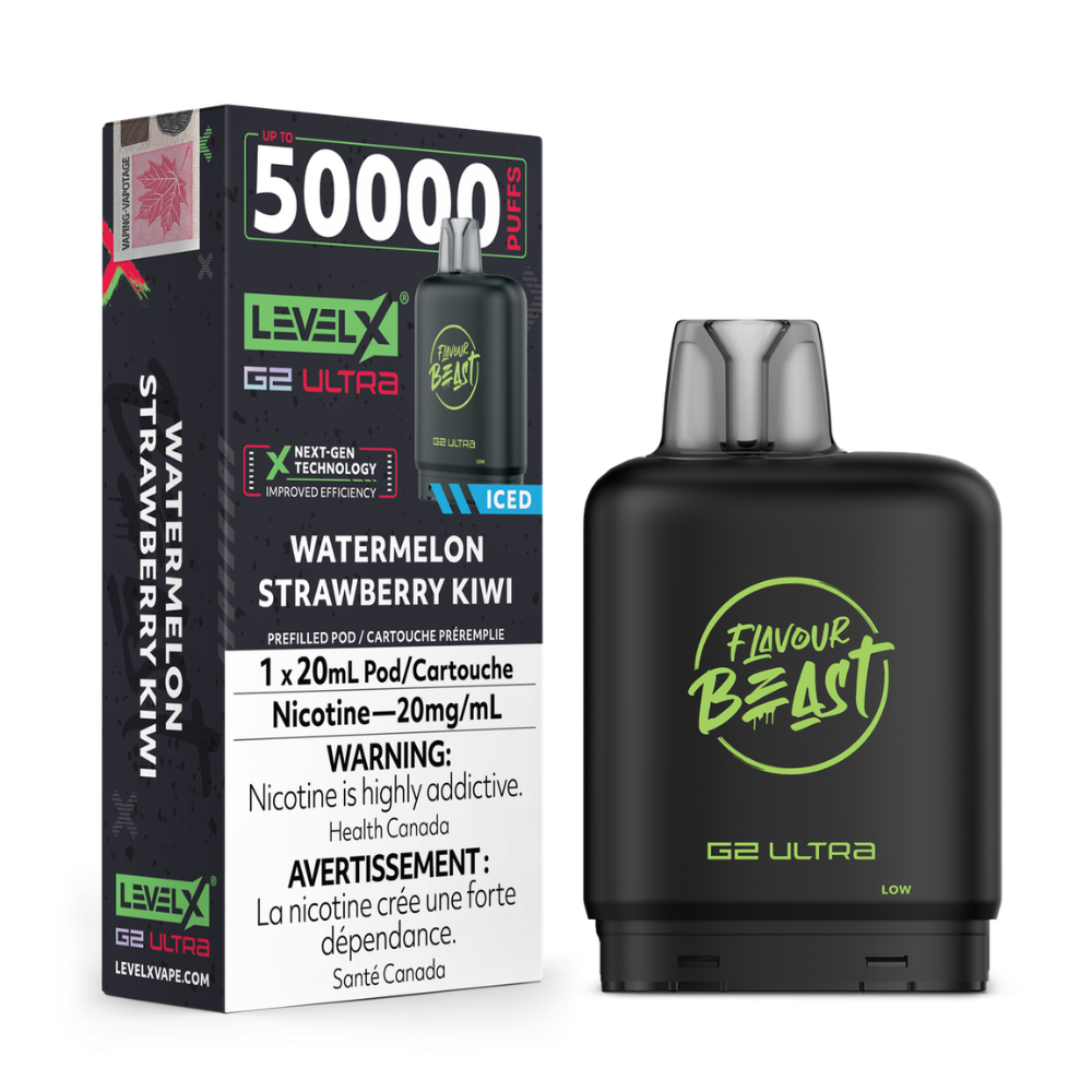 Flavour Beast Level X G2 Ultra - Watermelon Strawberry Kiwi Iced