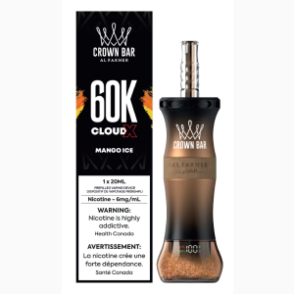 Al Fakher Crown Bar Cloud X 60k Disposable Vape