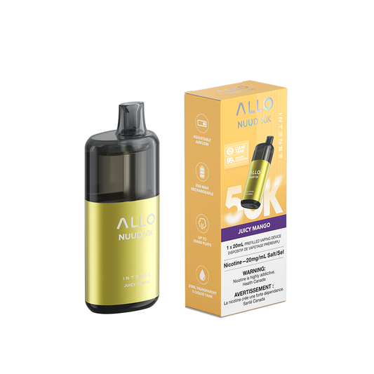 Allo Intense Nuud 50K Disposable Vape - Juicy Mango