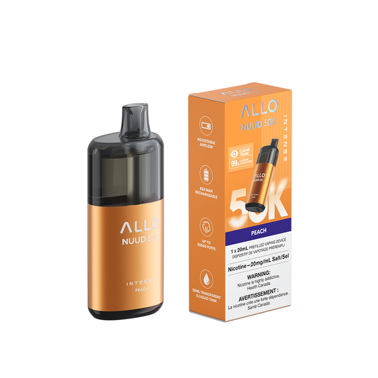 Allo Intense Nuud 50K Disposable Vape - Peach
