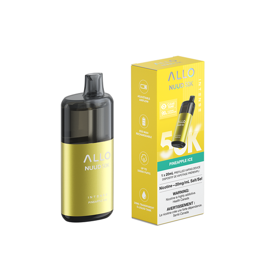 Allo Intense Nuud 50K Disposable Vape - Pineapple Ice
