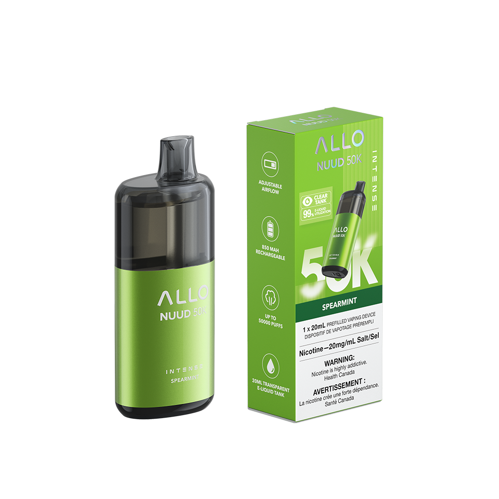 Allo Intense Nuud 50K Disposable Vape - Spearmint