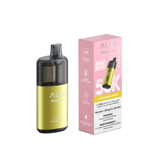 Allo Intense Nuud 50K Disposable Vape - Strawnana Dream