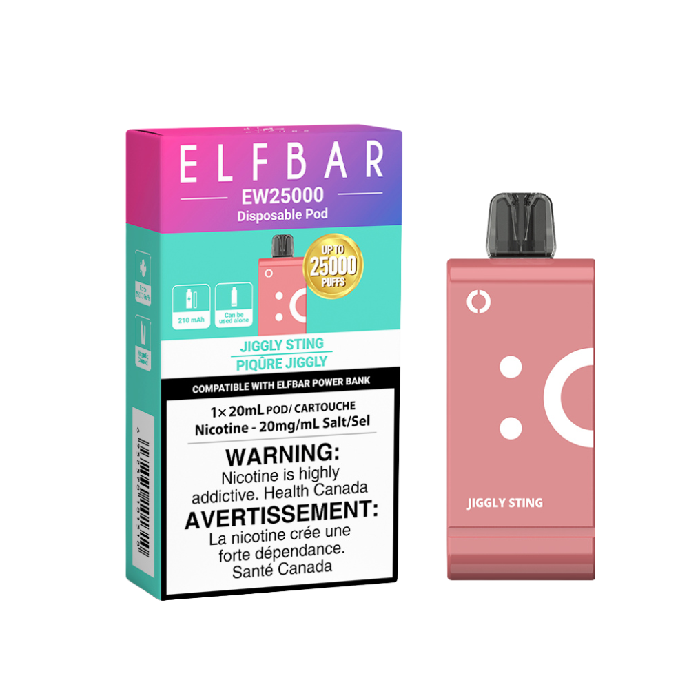 Elf Bar EW25000 Disposable Pod Jiggly Sting 20mL 20mg