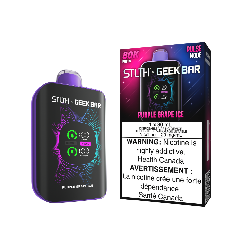 Stlth x Geek Bar 80K  Disposable vape - Purple Grape Ice