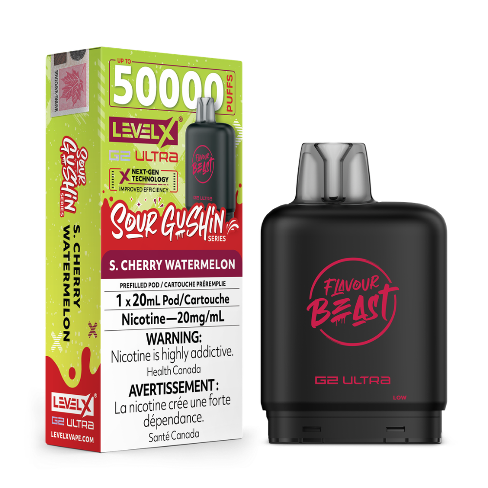 Flavour Beast Level X G2 Ultra Sour Gushin Vape Pod - 50K - 20mL