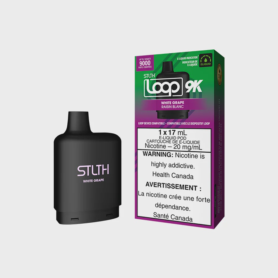 Stlth Loop 9k Pod White Grape 17mL 20mg