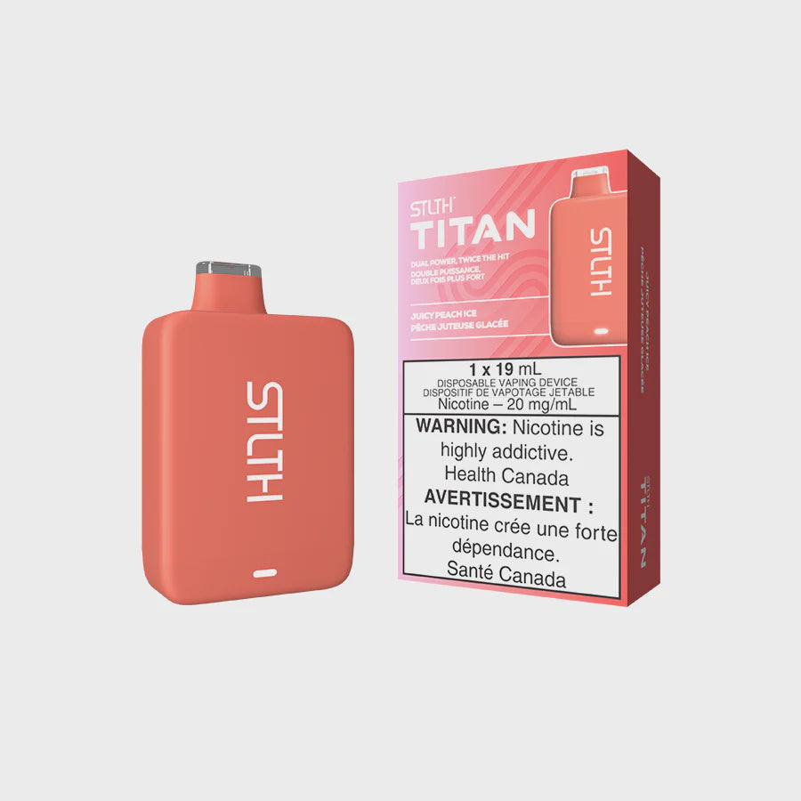 STLTH Titan Disposable Juicy Peach Ice 10000 Puffs 20mg