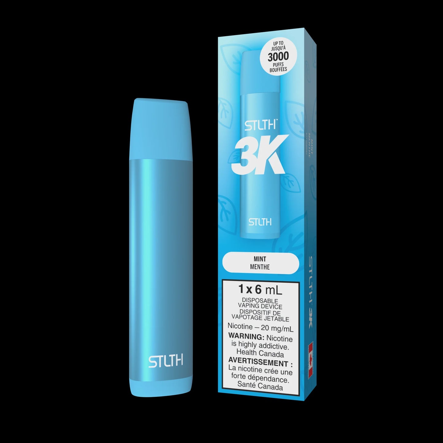STLTH 3K Disposable 6mL Mint 20mg