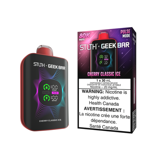 Stlth x Geek Bar 80K  Disposable vape - Cherry Classic Ice