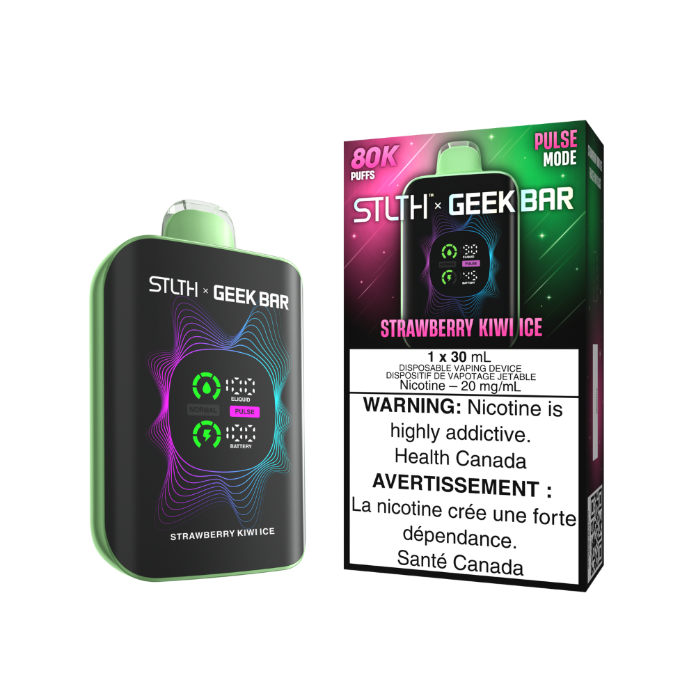 Stlth x Geek Bar 80K  Disposable vape - Strawberry Kiwi Ice