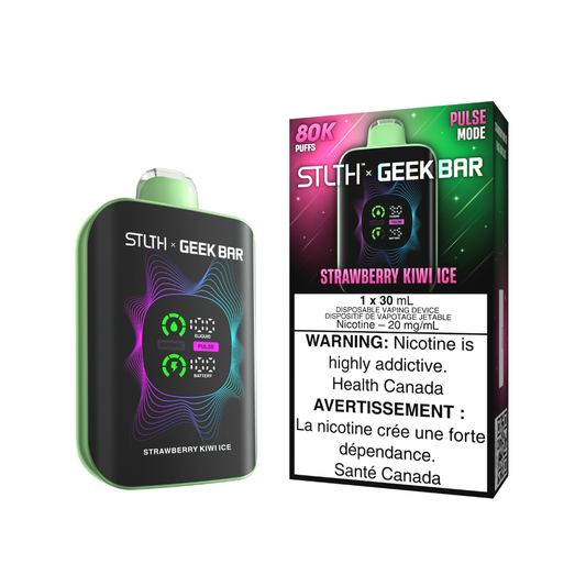 Stlth x Geek Bar 80K  Disposable vape - Strawberry Kiwi Ice