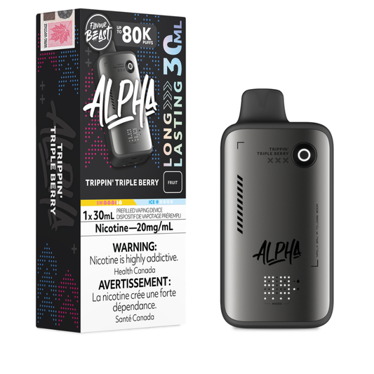 Flavour Beast Alpha  Disposable Vape - 80K Puffs - Trippin' Triple Berry