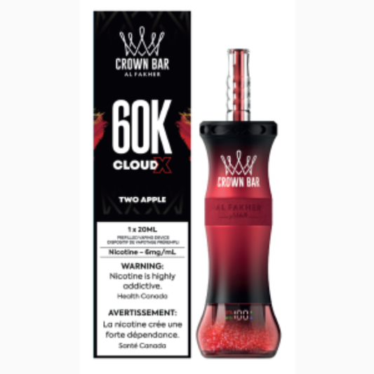 Al Fakher Crown Bar Cloud X 60k Disposable Vape