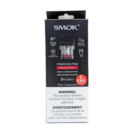 SMOK Novo 2x Replacement Pods Mesh 0.8 MTL