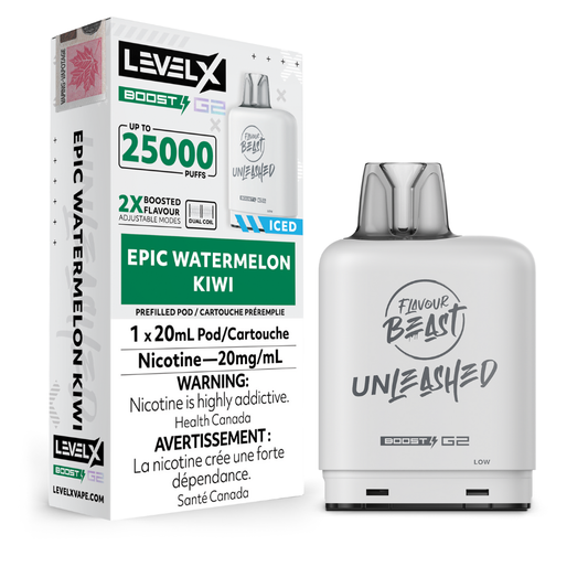 Level X Flavour Beast Unleashed Boost G2 - Epic Watermelon Kiwi