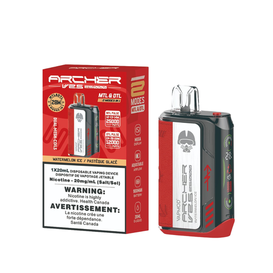 VAPMOD Archer V2.5 25000Puffs Watermelon Ice 20mL 20mg