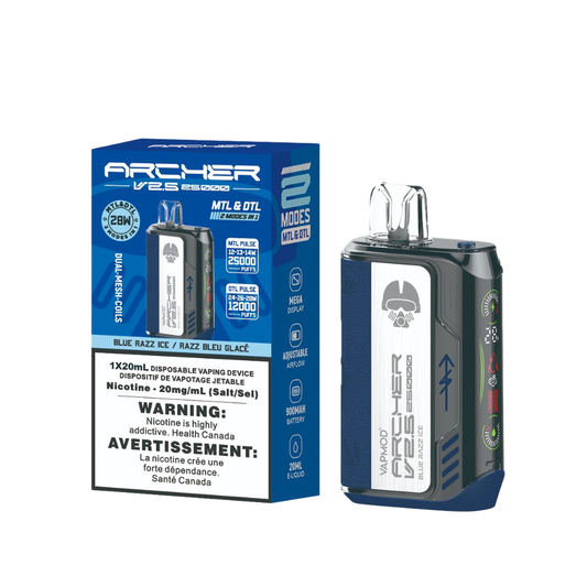 VAPMOD Archer V2.5 25000Puffs Blue Razz Ice 20mL 20mg