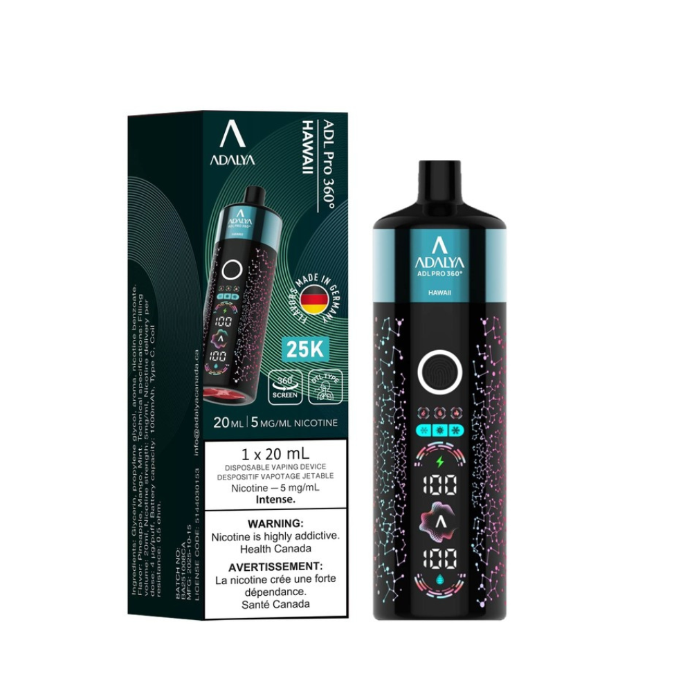 Adalya Pro 360 25K Disposable Shisha Vape - 20ml -5mg