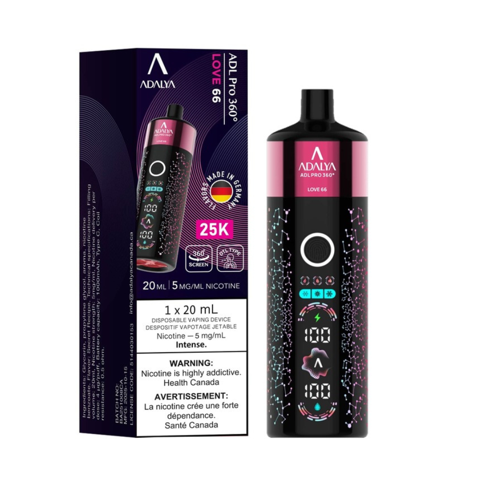 Adalya Pro 360 25K Disposable Shisha Vape - 20ml -5mg