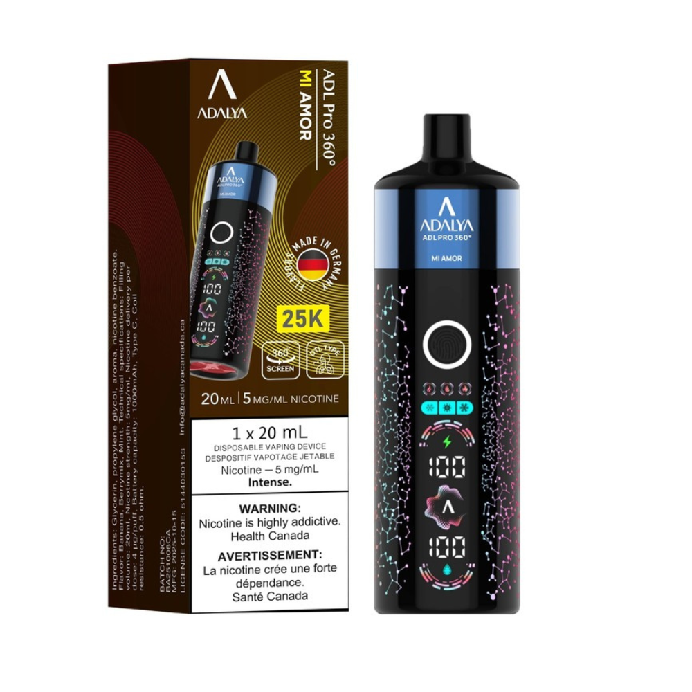 Adalya Pro 360 25K Disposable Shisha Vape - 20ml -5mg