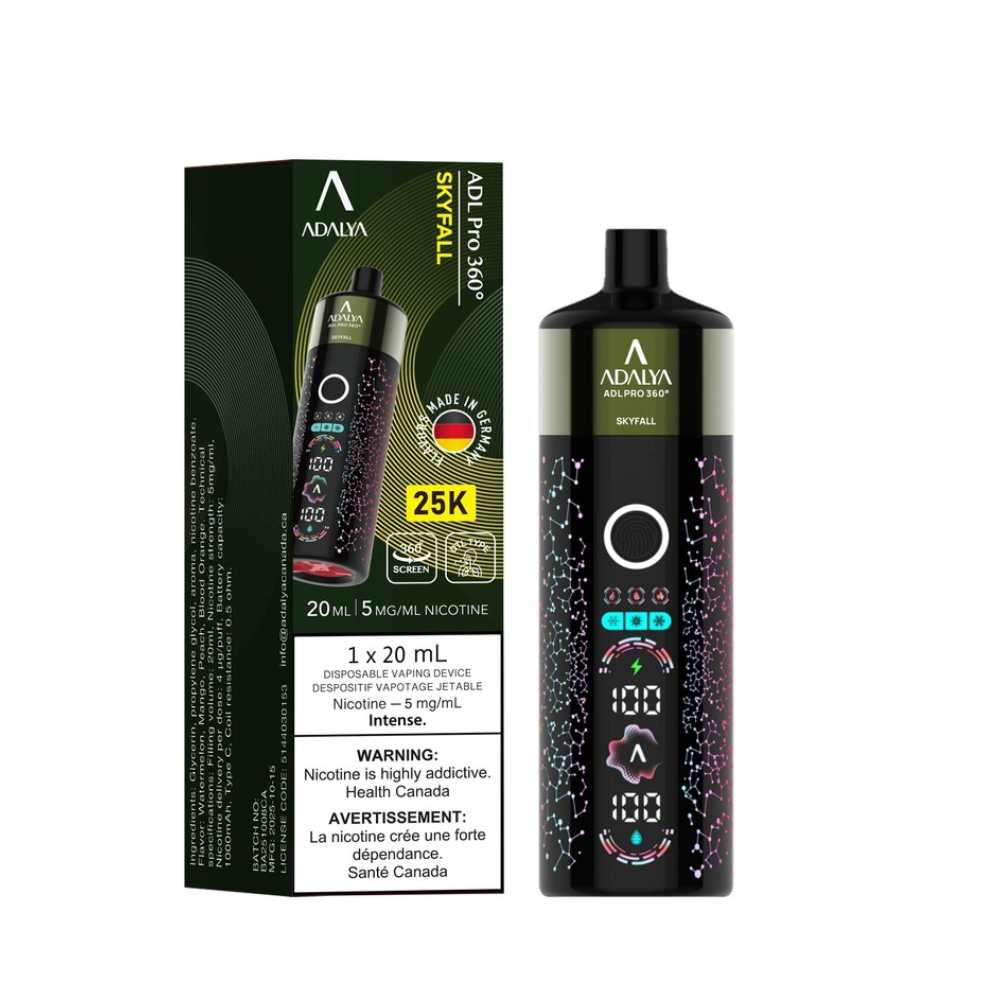 Adalya Pro 360 25K Disposable Shisha Vape - 20ml -5mg