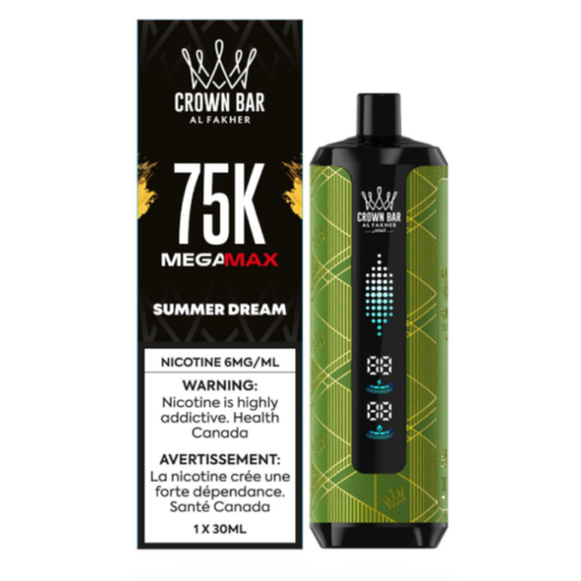 Al Fakher Crown Bar Mega Max 75k Disposable Vape - Space Dream