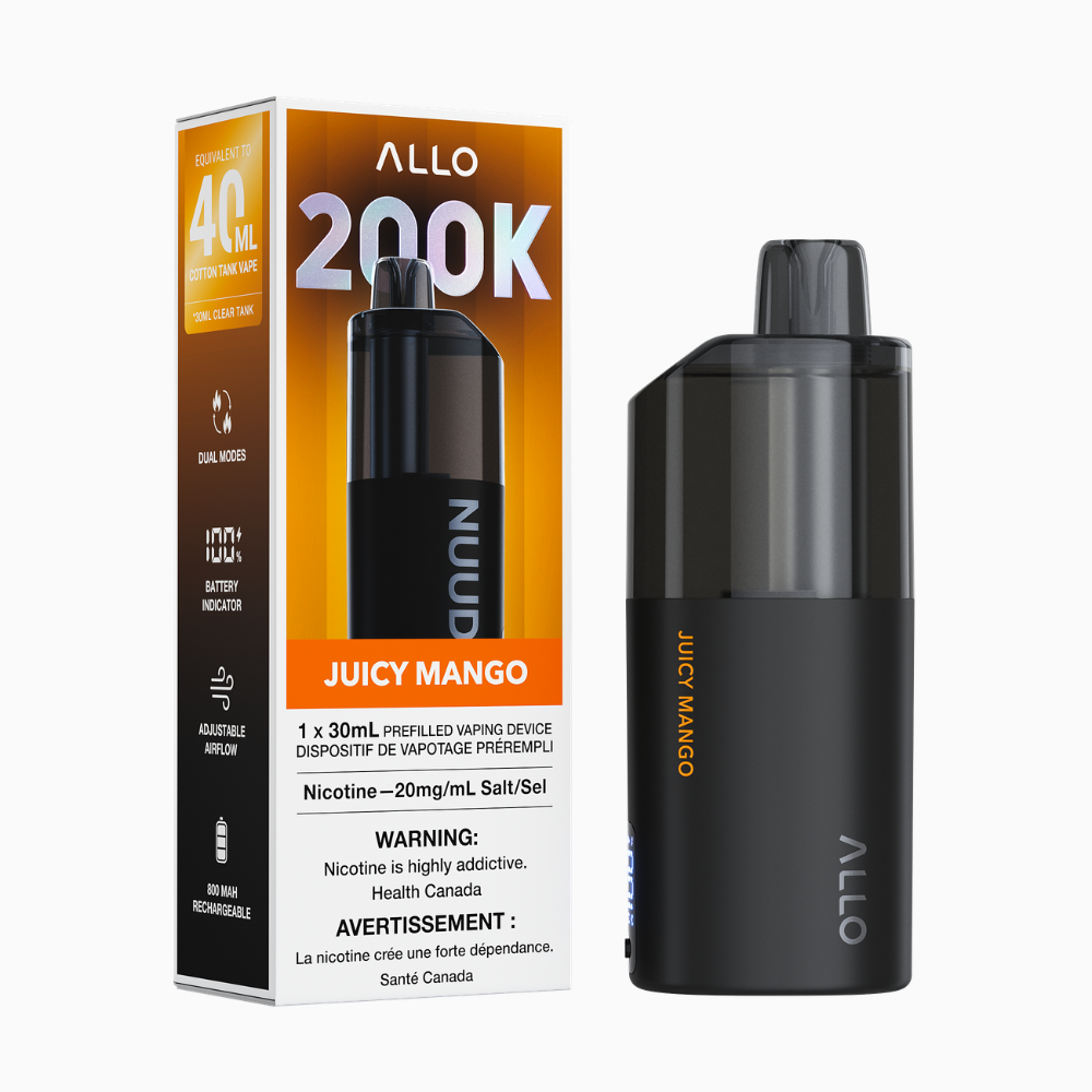 Allo Nuud 200K Disposable Vape - 200K Puffs - 30ml