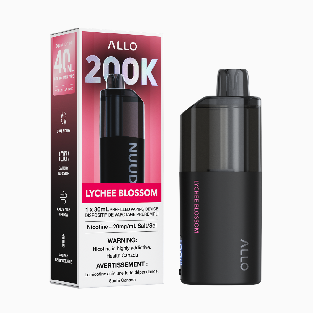 Allo Nuud 200K Disposable Vape - 200K Puffs - 30ml
