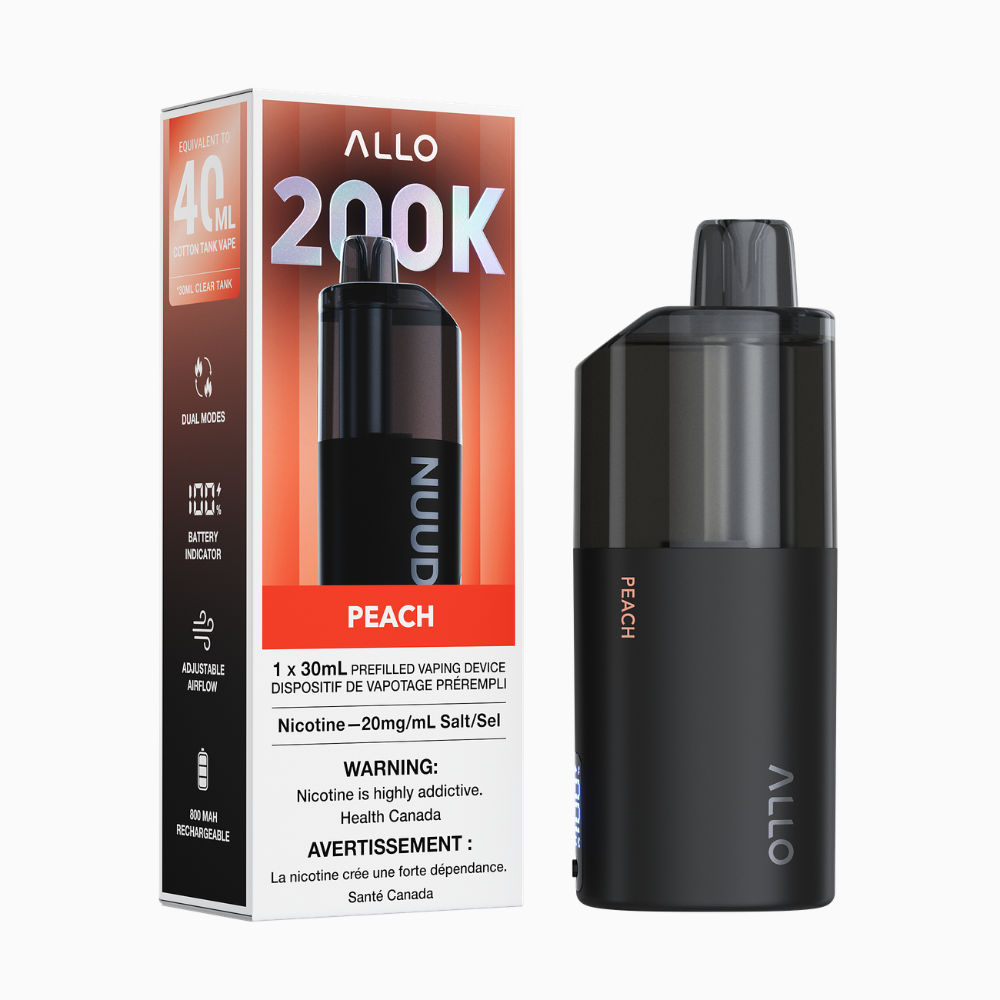 Allo Nuud 200K Disposable Vape - 200K Puffs - 30ml