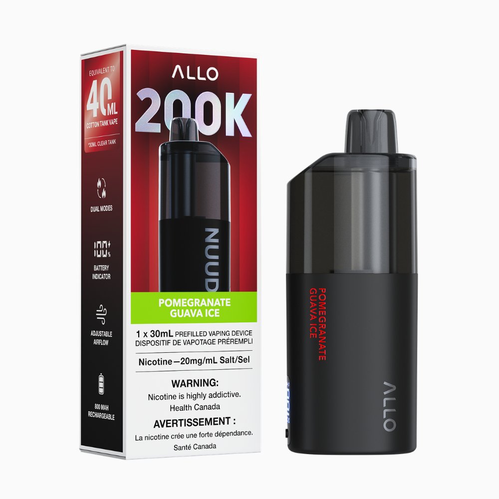 Allo Nuud 200K Disposable Vape - 200K Puffs - 30ml