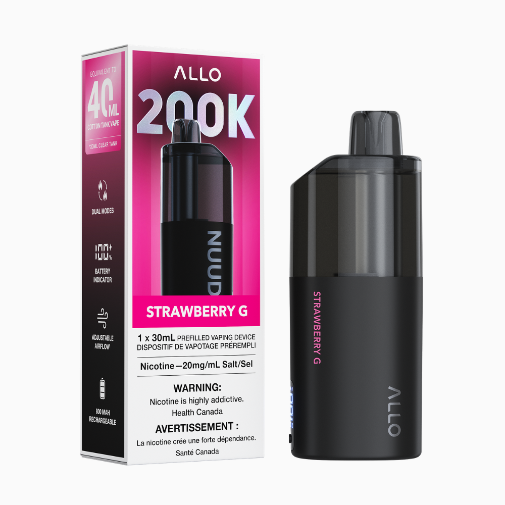 Allo Nuud 200K Disposable Vape - 200K Puffs - 30ml