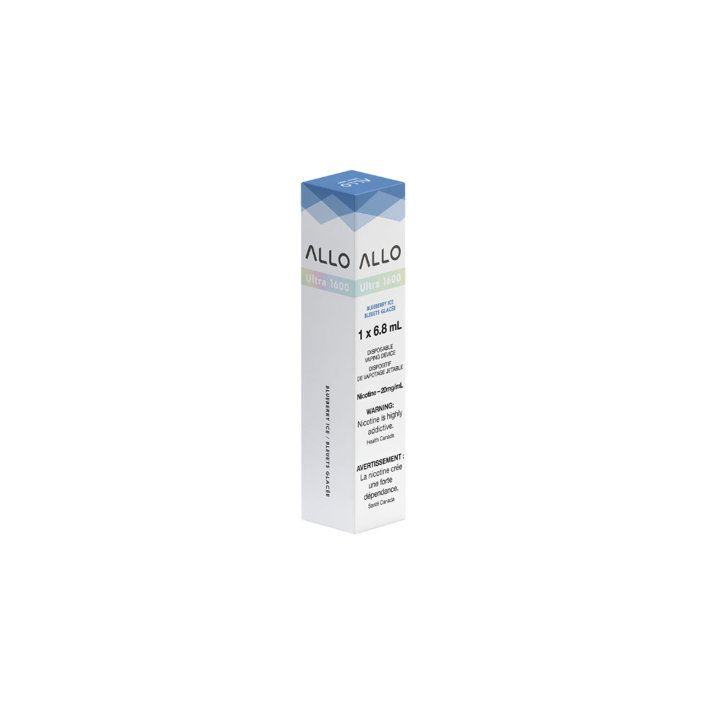 ALLO Ultra 1600 Blueberry Ice 6mL 1600 Puffs 20mg