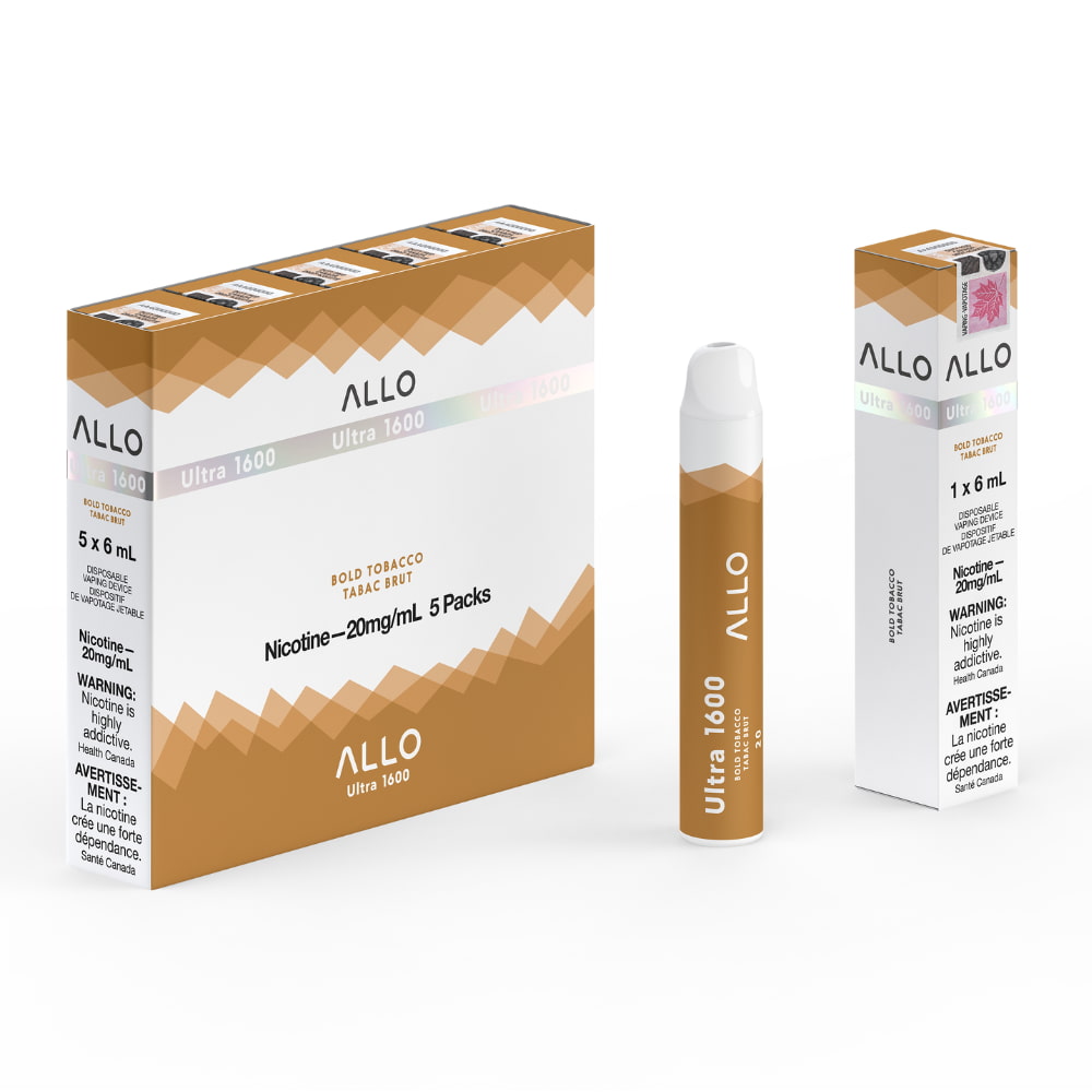 ALLO Ultra 1600 Bold Tobacco 6.8mL 1600 Puffs 20mg