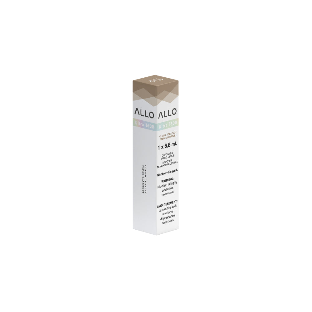 ALLO Ultra 1600 Classic Tobacco 6mL 1600 Puffs 20mg