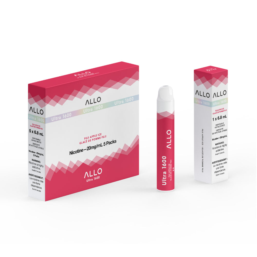 ALLO Ultra 1600 Fuji Apple Ice 6mL 1600 Puffs 20mg