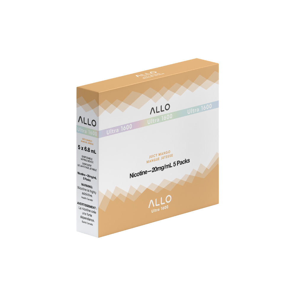 ALLO Ultra 1600 Juicy Mango 6mL 1600 Puffs 20mg