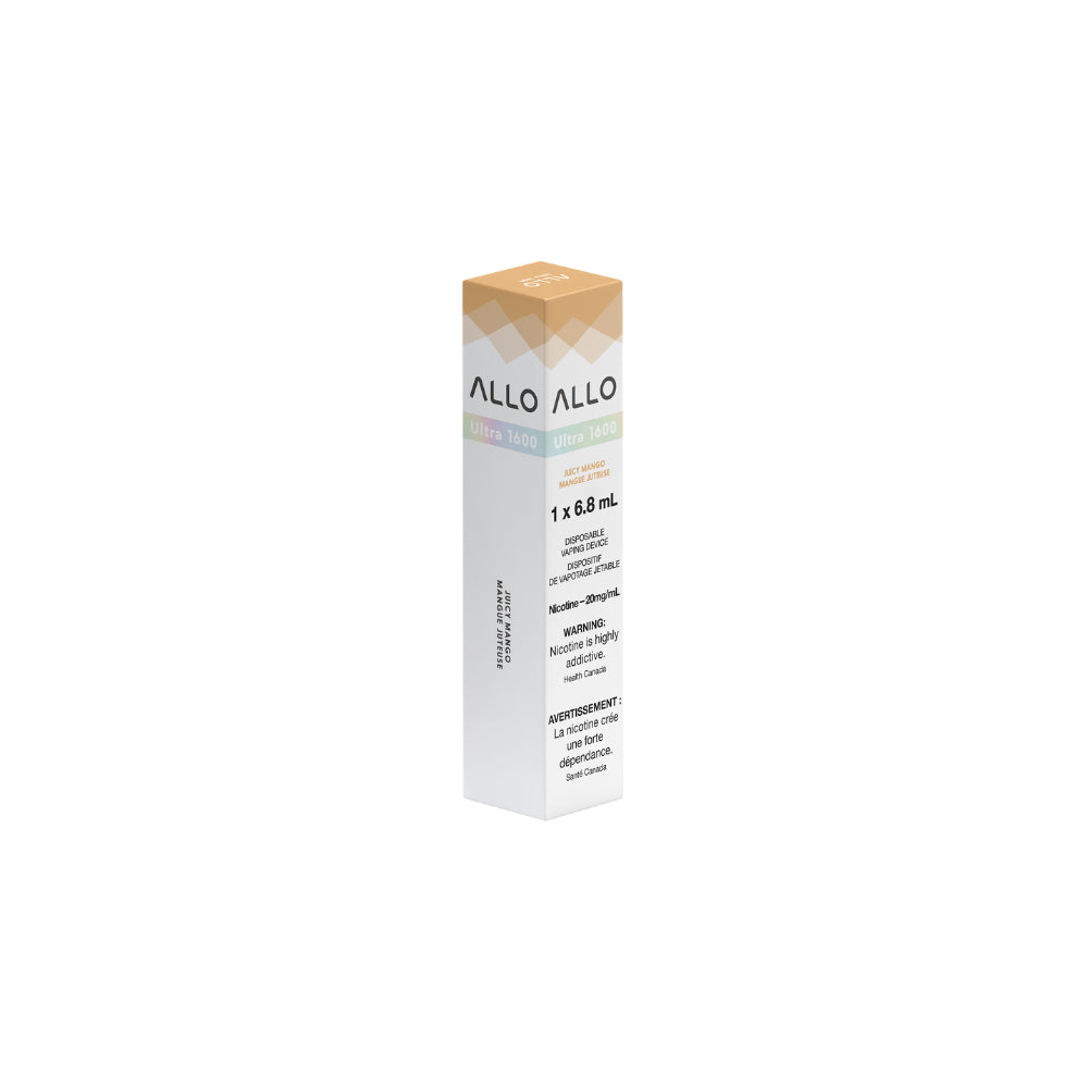 ALLO Ultra 1600 Juicy Mango 6mL 1600 Puffs 20mg