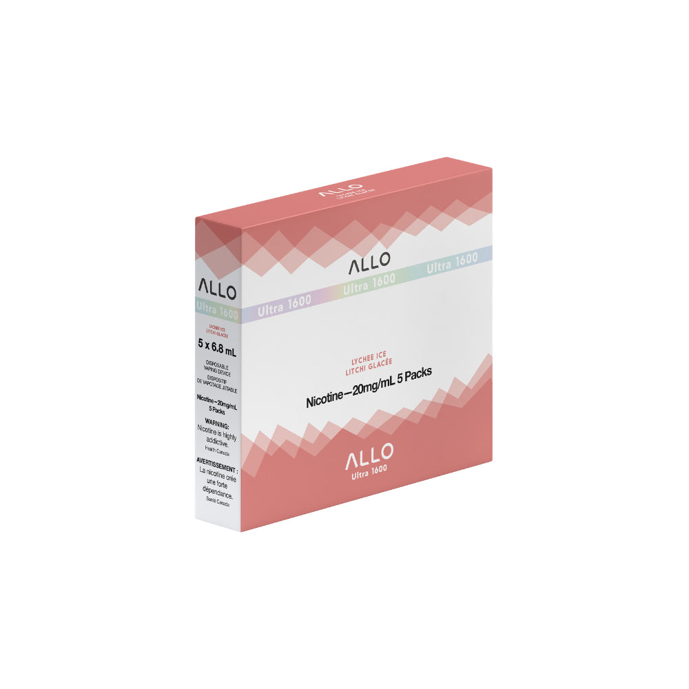 ALLO Ultra 1600 Lychee Ice 6mL 1600 Puffs 20mg