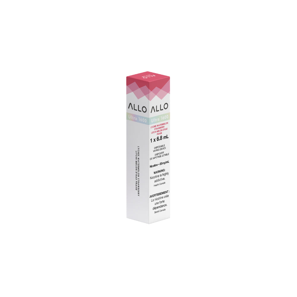 ALLO Ultra 1600 Lychee Watermelon Strawberry 6mL 1600 Puffs 20mg