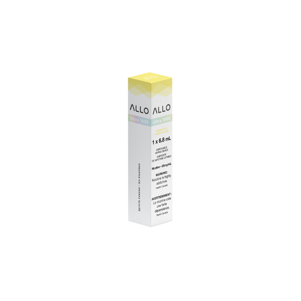 ALLO Ultra 1600 Pineapple Ice 6mL 1600 Puffs 20mg