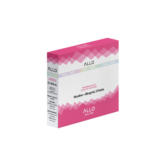 ALLO Ultra 1600 Watermelon Ice 6mL 1600 Puffs 20mg